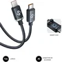 Subblim Cable Optimus USB-C a USB-C 60W 1m Negro